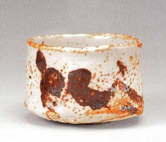 加藤唐九郎 志野茶碗「古岩」温かみのある作品 s59 おしい 売買