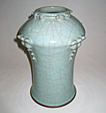 青磁シルクロード花瓶